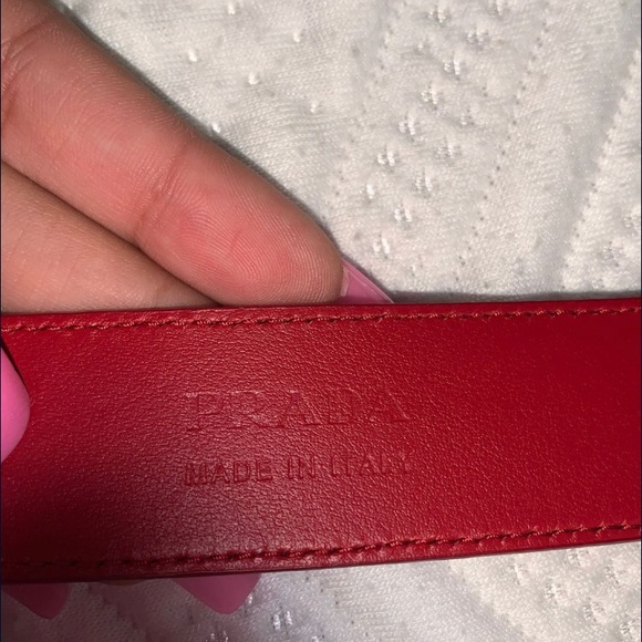 Red Prada Belt (Need Gone ASAP) - Picture 2 of 3